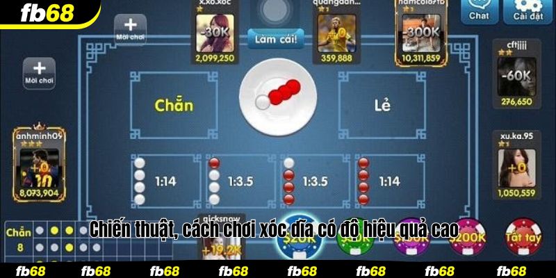 Chiến thuật, cách chơi xóc dĩa có độ hiệu quả cao