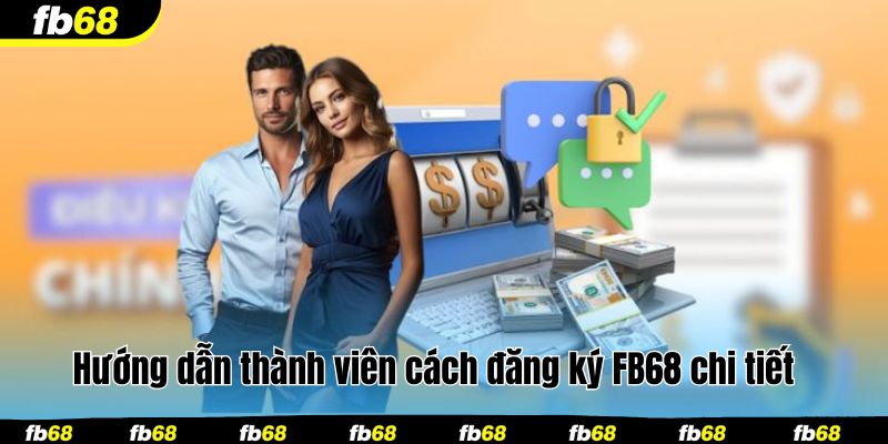 Hướng dẫn thành viên cách đăng ký FB68 chi tiết 