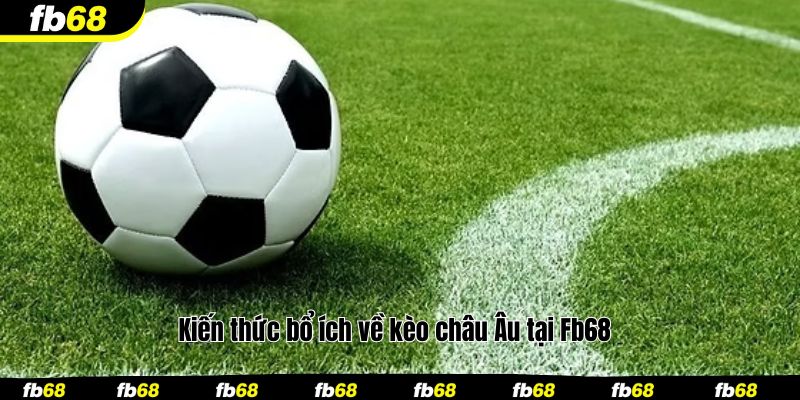 Kiến thức bổ ích về kèo châu Âu tại Fb68